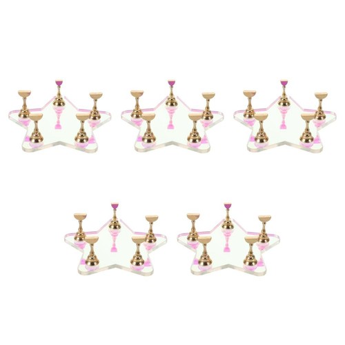 Espositore unghie acrilico blu - acrilico,